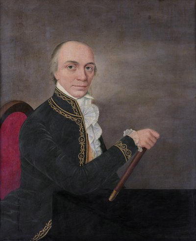 Porträt von Joannes Siberg (1740-1817) von Unbekannt Unbekannt